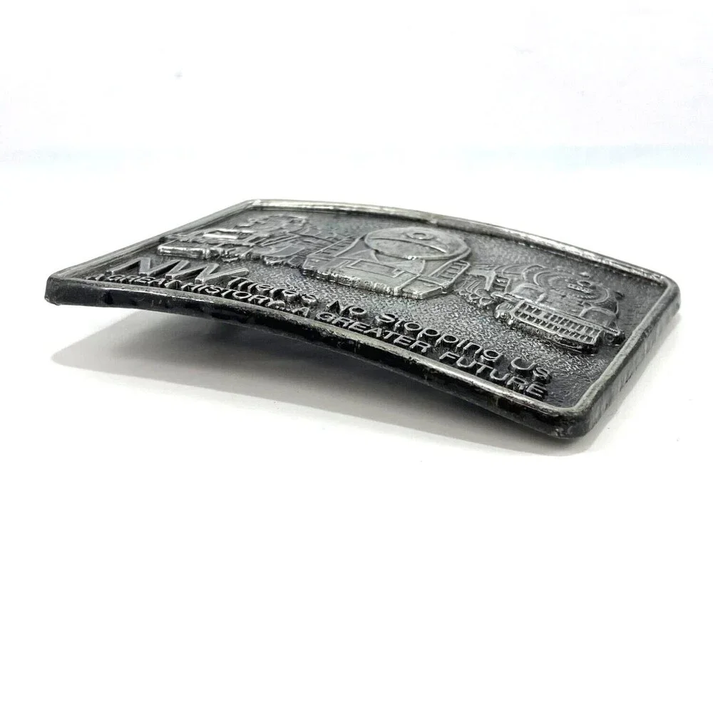 Belt Buckle NW Norfolk & Western Railway Steam Engine‎ Locomotive Century Canada